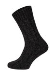 HomeOfSocks Wollsocken 100% Natur Warm anthrazitgrau - 1 Set mit 2 Paar