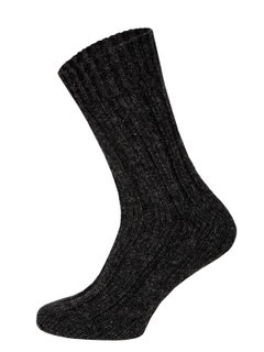 HomeOfSocks Wollsocken 100% Natur Warm anthrazitgrau - 1 Set mit 2 Paar