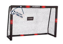 Hudora Football Goal Pro Tect 180 (high quality, durable, easy assembly) black - 180x120x60cm