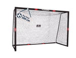 Hudora Fussballtor Pro Tect 300 (hochwertig, langlebig, einfacher Aufbau) schwarz - 300x200x120cm