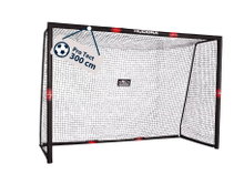 Hudora Football Goal Pro Tect 300 (high-quality, durable, easy assembly) black - 300x200x120cm