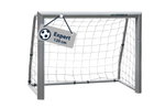 Hudora Fussballtor Expert 120 (stabil, langlebig, wetterbeständig) weiss - 120x80x60cm