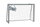 Hudora Fussballtor Expert 180 (stabil, langlebig, wetterbeständig) weiss - 180x120x60cm