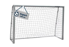 Hudora Football Goal Expert 240 (stable, durable, weather-resistant) white - 240x160x85cm