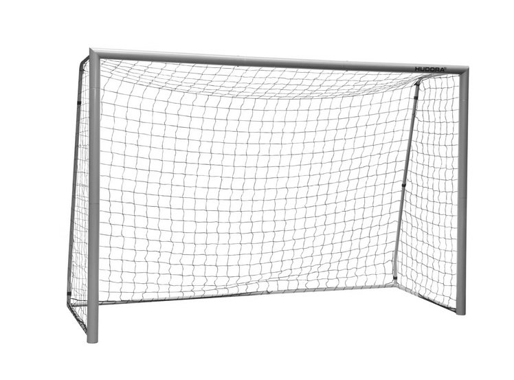 Hudora Fussballtor Expert 300 (stabil, langlebig, wetterbeständig) weiss - 300x200x120cm