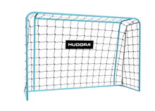 Hudora Football Goal Start 180 (robust, durable) cyan blue - 180x120x60cm