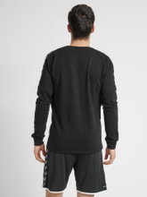 hummel Sport-Langarmshirt hmlAUTHENTIC Training Sweat (Baumwoll/Polyester-Gemisch) schwarz Herren
