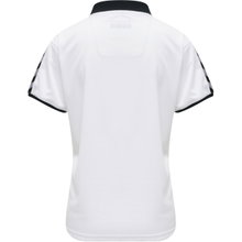 hummel Sport-Polo hmlAUTHENTIC Functional (weicher Jerseystoff) Kurzarm weiss/schwarz Damen
