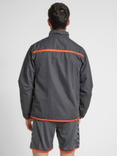 hummel Sport-Trainingsjacke hmlAUTHENTIC Training Jacket (wetterbeständige, Taschen mit Reißverschluss) grau Herren