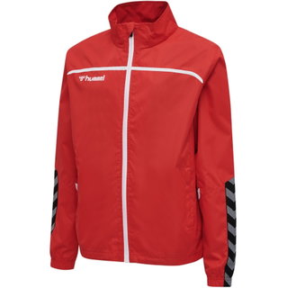 hummel Sport-Trainingsjacke hmlAUTHENTIC Training Jacket (wetterbeständige, Reißverschlusstaschen) rot Kinder