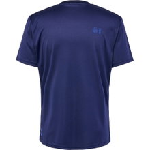 hummel Sport T-shirt hmlCOURT (Interlock jersey fabric) short sleeve navy blue Men
