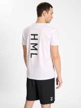 hummel Sport/Leisure T-shirt hmlCOURT Cotton (elastic jersey fabric) short sleeve white Men