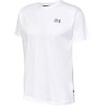 hummel Sport/Freizeit-Tshirt hmlCOURT Cotton (elastischer Jerseystoff) kurzarm weiss Herren
