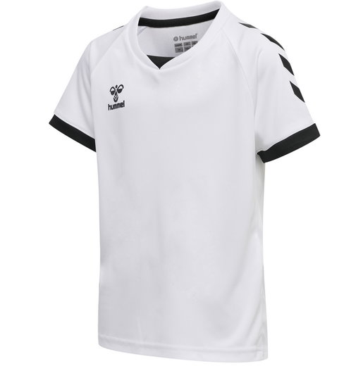 hummel Sport-Tshirt hmlCORE Volley Tee (Polyester, Jerseystoff) Kurzarm weiss Kinder