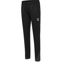 hummel Sporthose hmlLEAD Poly Pants (Seitentaschen, dehnbarer Sweatstoff) Lang schwarz Damen