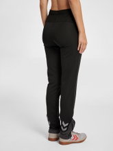 hummel Sporthose hmlLEAD Poly Pants (Seitentaschen, dehnbarer Sweatstoff) Lang schwarz Damen