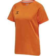 hummel Sport Shirt (Jersey) hmlLEAD Poly Jersey (Mesh Material) Short Sleeve Orange Women