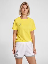 hummel Sport Shirt (Jersey) hmlLEAD Poly Jersey (Mesh Material) Short Sleeve Yellow Women