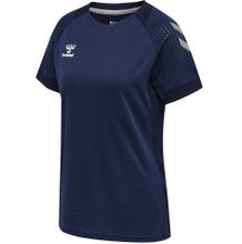 hummel Sport Shirt (Jersey) hmlLEAD Poly Jersey (Mesh Material) Short Sleeve Navy Blue Women