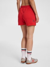 hummel Sporthose hmlLEAD Poly Shorts (Mesh-Stoff, ohne Seitentaschen) Kurz rot Damen