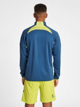 hummel Sport-Langarmshirt hmlLEAD Pro Half Zip (leichter Sweatstoff, halber Reißverschluss) darkblau Herren