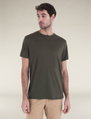 Icebreaker Wander-/Freizeit Tshirt Merino 150 Tech Lite III (100% Merinowolle) lodengrün Herren