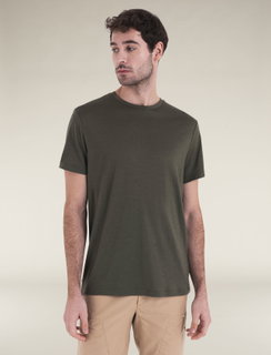 Icebreaker Wander-/Freizeit Tshirt Merino 150 Tech Lite III (100% Merinowolle) lodengrün Herren