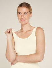 Icebreaker Unterwäsche Tank Top Siren - Merinowolle - undyed weiss Damen