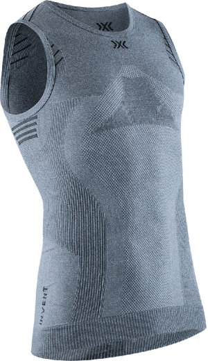 X-Bionic Tank-Singlet Invent Light 4.0 ärmellos Unterwäsche grau Herren