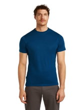 Icebreaker Funktions-Tshirt Sphere III SS - Merinowolle, Cool-Lite - feuchtigkeitsregulierend - navyblau Herren