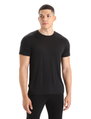 Icebreaker Funktions-Tshirt Sphere II SS - Merinowolle, Cool-Lite - feuchtigkeitsregulierend - schwarz Herren