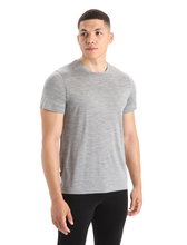 Icebreaker Funktions-Tshirt Sphere II SS - Merinowolle, Cool-Lite - feuchtigkeitsregulierend - grau Herren