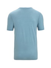 Icebreaker Hiking/Leisure Tshirt Tech Lite II (100% Wool, Fabric Thickness 150 Ultralight) Light Blue Men