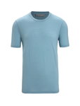 Icebreaker Wander-/Freizeit Tshirt Tech Lite II (100% Wolle, Stoffstärke 150 Ultralight) hellblau Herren