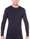 Icebreaker Underwear Long Sleeve 200 Oasis LS Crewe - Merino Wool, Slim Fit - Black Men
