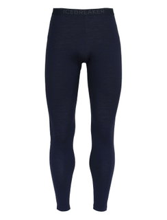 Icebreaker Unterwäsche Leggings 200 Oasis - Merinowolle, enganliegend - lang dunkelblau Herren