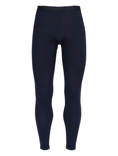 Icebreaker Unterwäsche Leggings 200 Oasis - Merinowolle, enganliegend - lang dunkelblau Herren