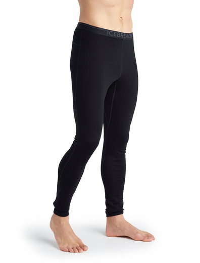Icebreaker Underwear Thermo-Leggings 260 Tech close-fitting (Merino wool) - black Men