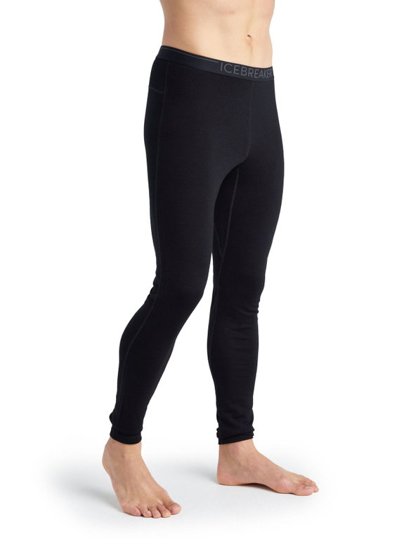 Icebreaker Unterwäsche Thermo-Leggings 260 Tech enganliegend (Merinowolle) - schwarz Herren