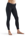 Icebreaker Unterwäsche Leggings 200 Oasis - Merinowolle, enganliegend - lang schwarz Damen