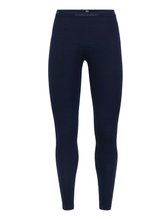 Icebreaker Bielizna Legginsy 200 Oasis - Wełna merino, dopasowane - długie granatowe dla kobiet