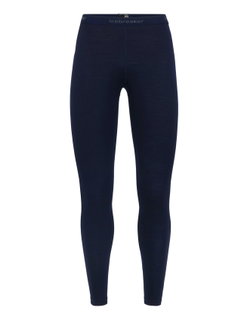 Icebreaker Unterwäsche Leggings 200 Oasis - Merinowolle, enganliegend - lang dunkelblau Damen