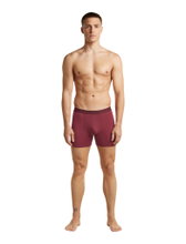 Icebreaker Boxershort Anatomica (Merinowolle) Unterwäsche burgundrot Herren