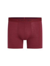 Icebreaker Boxershort Anatomica (Merinowolle) Unterwäsche burgundrot Herren
