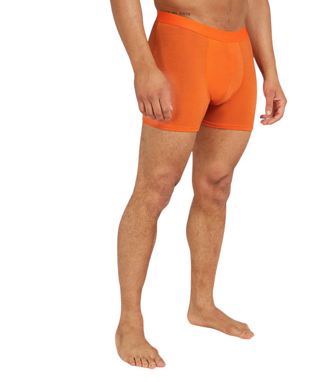Icebreaker Boxershort Anatomica (Merinowolle) Unterwäsche Blaze orange Herren