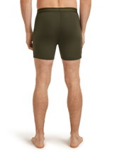 Icebreaker Boxershort Anatomica (Merinowolle) Unterwäsche loden dunkelgrün Herren