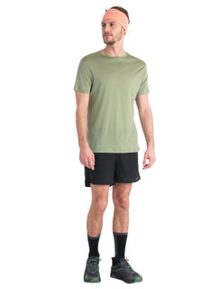 Icebreaker Functional T-shirt Sphere III SS - Merino Wool, Cool-Lite - moisture-regulating - lichen green men's