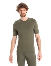 Icebreaker Underwear T-shirt 175 Everyday SS Crewe - Merino wool, close-fitting - loden green Men