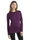 Icebreaker Unterwäsche Thermo-Langarmshirt 260 Tech Crewe - Merinowolle, enganliegend - plum Damen