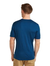 Icebreaker Underwear T-shirt 200 Oasis SS Crewe fitted (merino wool) dark blue men's
